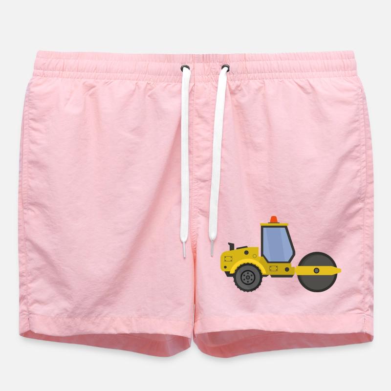 Rouleau compresseur - Short de bain - rose