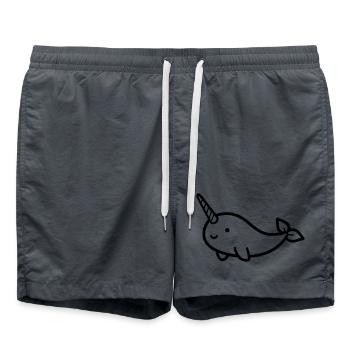 narwhal - Swim Trunks -  - Front