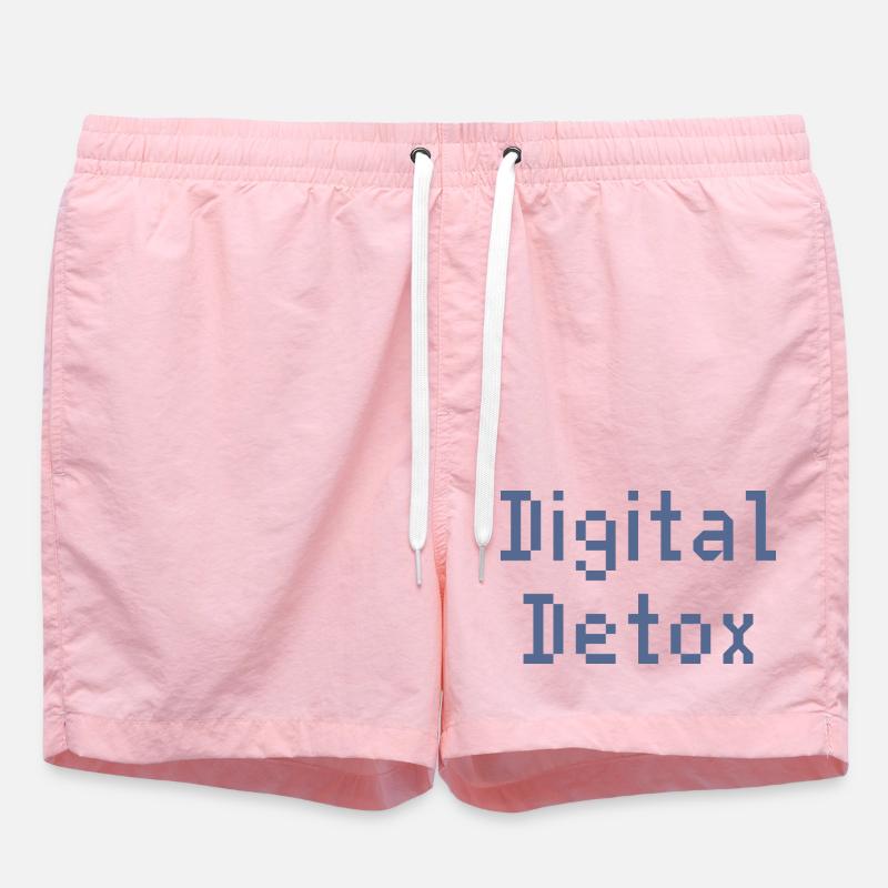 Boîte à outils numérique Pixel Grid - Short de bain - rose