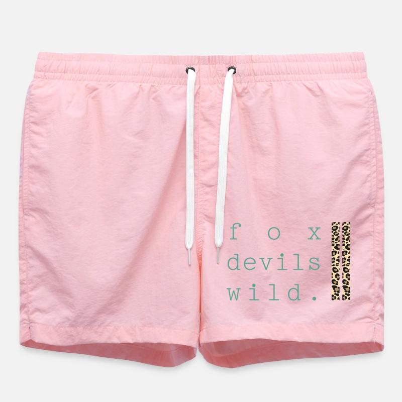 Fuchs-Teufels-Wild Leopard - Badeshorts - Pink