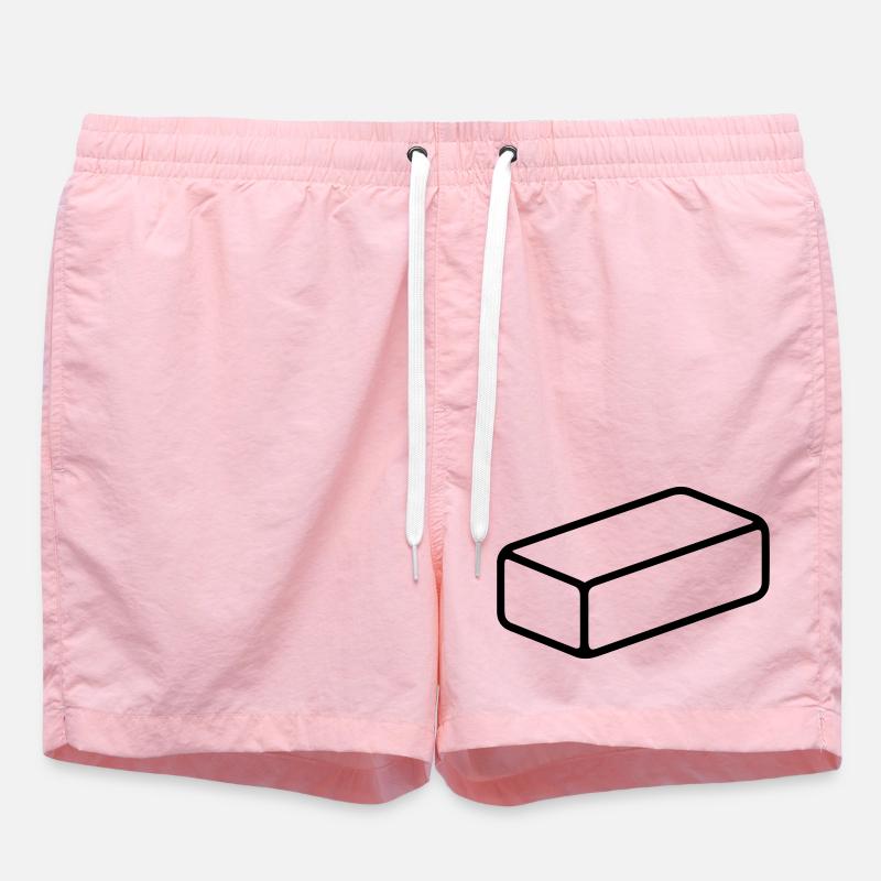 brique - Short de bain - rose
