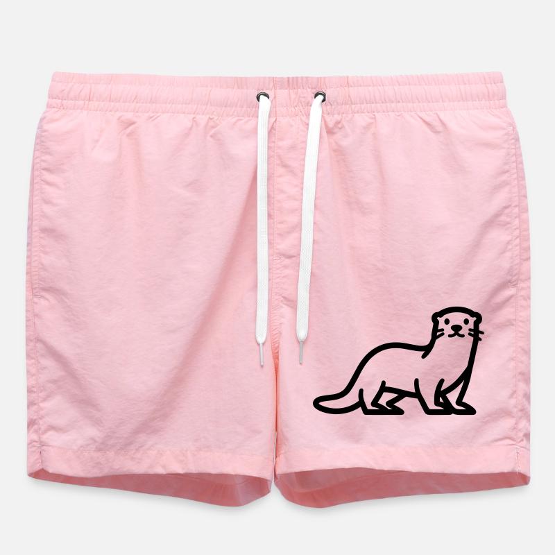 loutre - Short de bain - rose