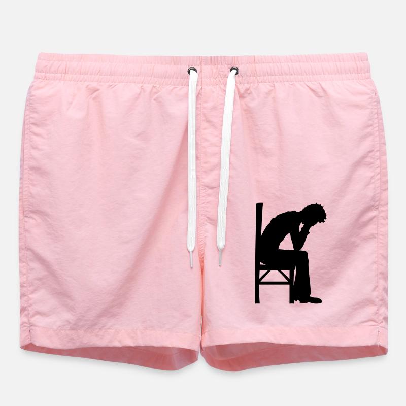 Conception sédentaire à la dépression - Short de bain - rose