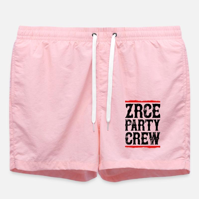 Zrce Party Crew - Swim Trunks - pink