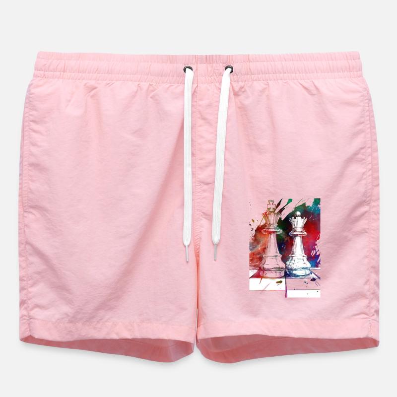 Pions d’échecs Sport - Short de bain - rose
