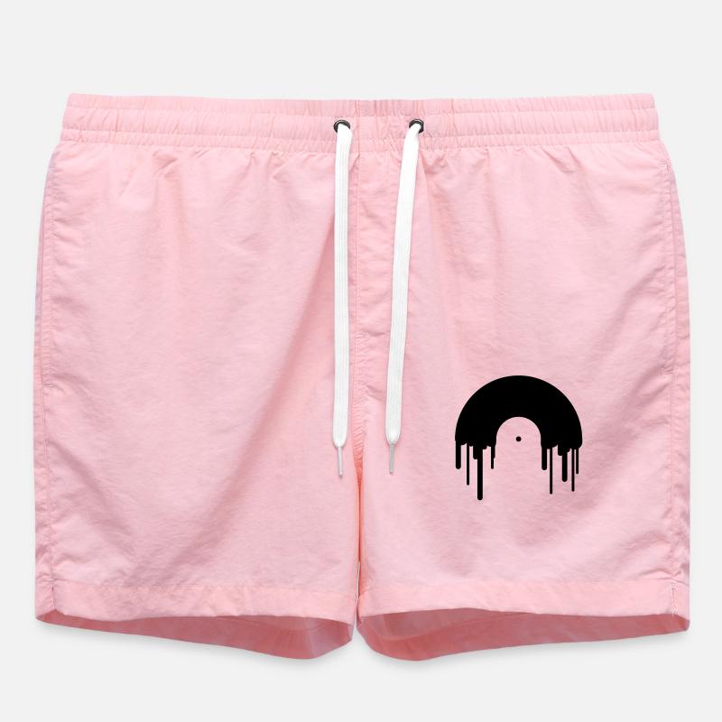 record_disc - Badeshorts - Pink