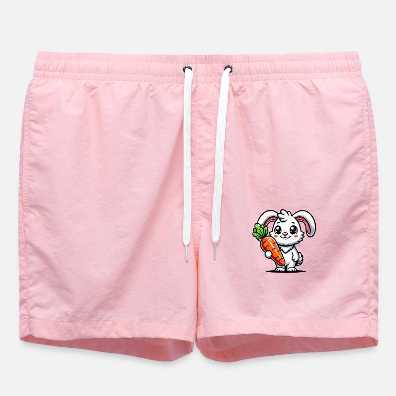 Lapin Lapin Bande dessinée - Short de bain - rose