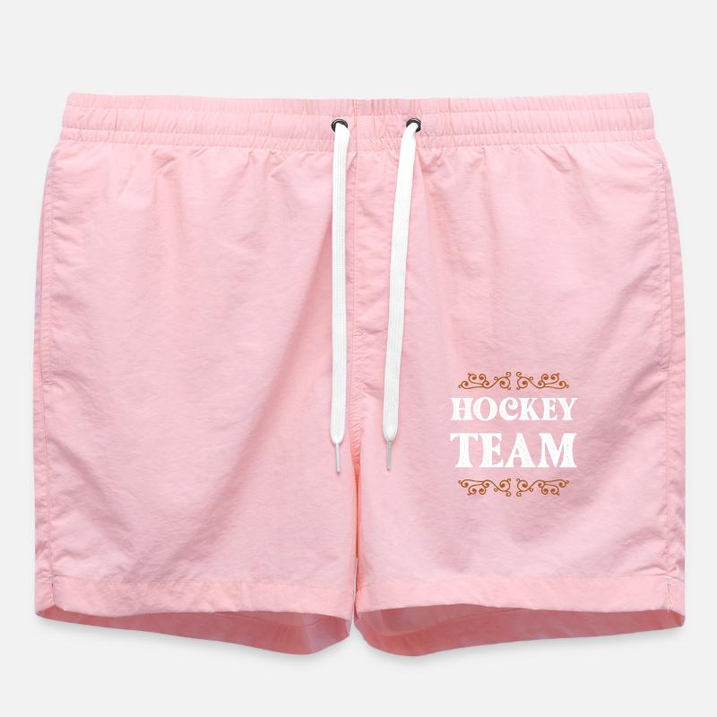 Équipe de hockey - Short de bain - rose