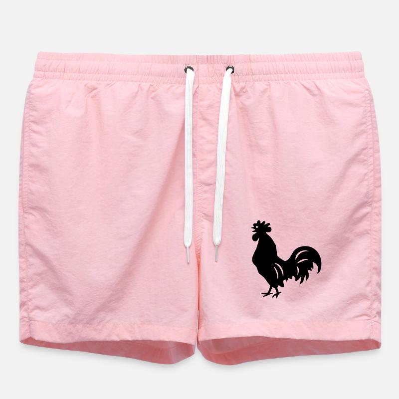 coq - Short de bain - rose