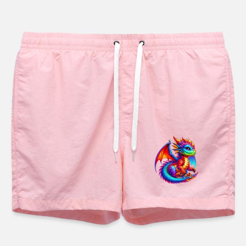 Dragon - Short de bain - rose