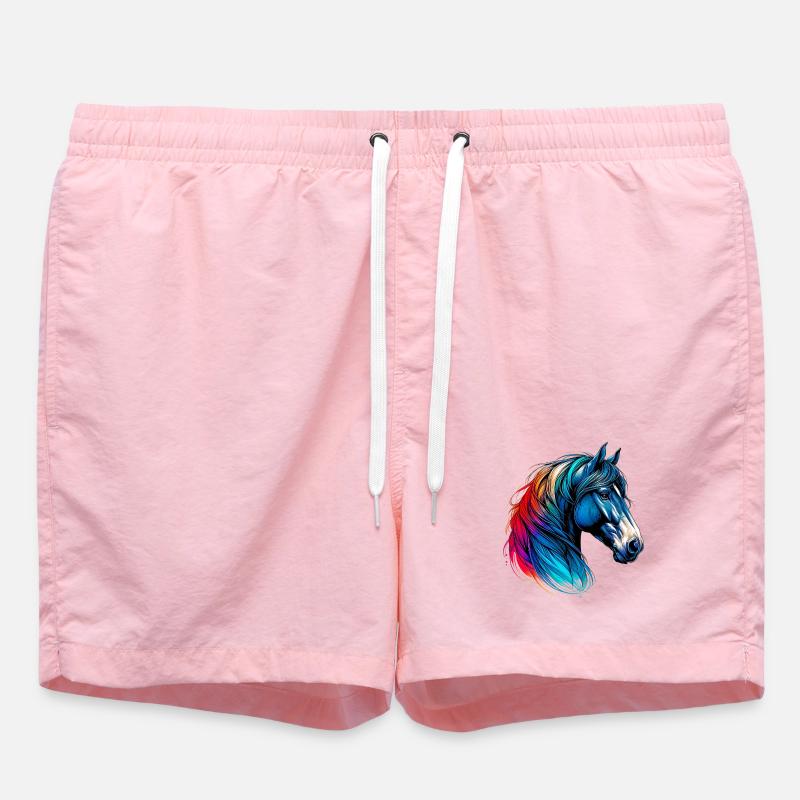 Cheval - Short de bain - rose