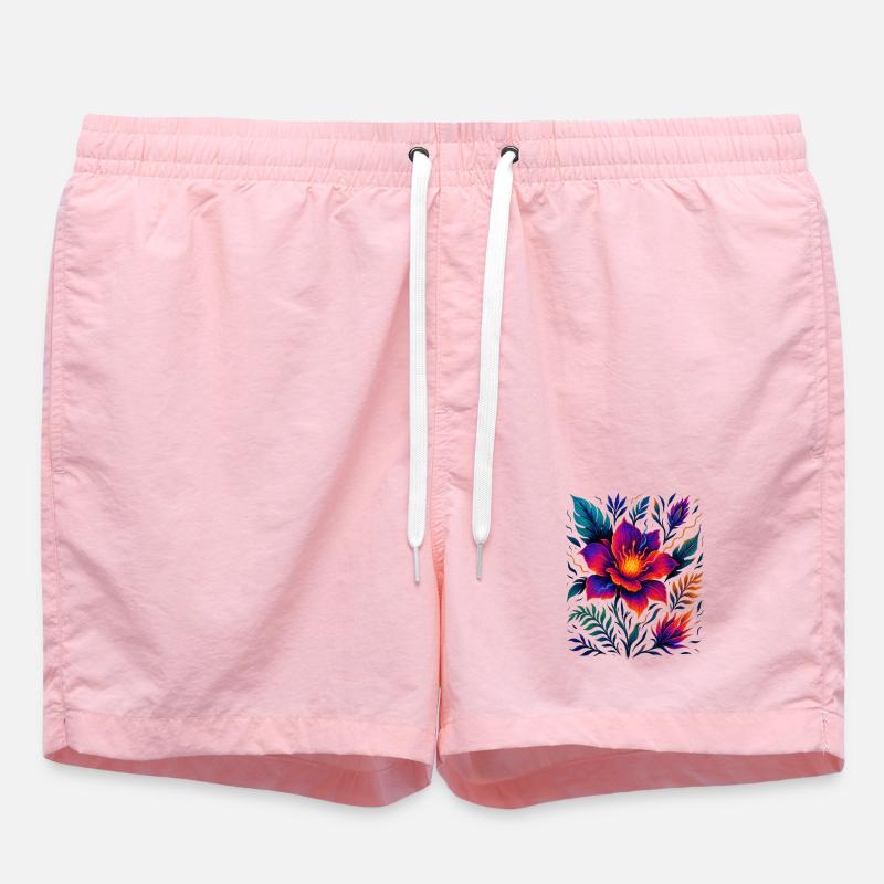 Floraison électrique - Short de bain - rose