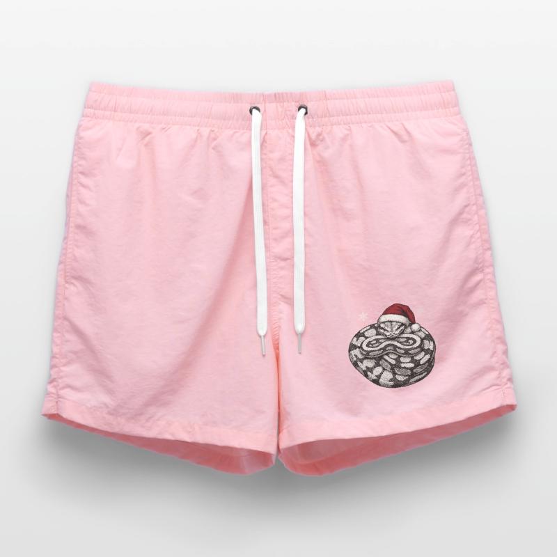 Serpent roi python roi de Noël Python boule Short de bain