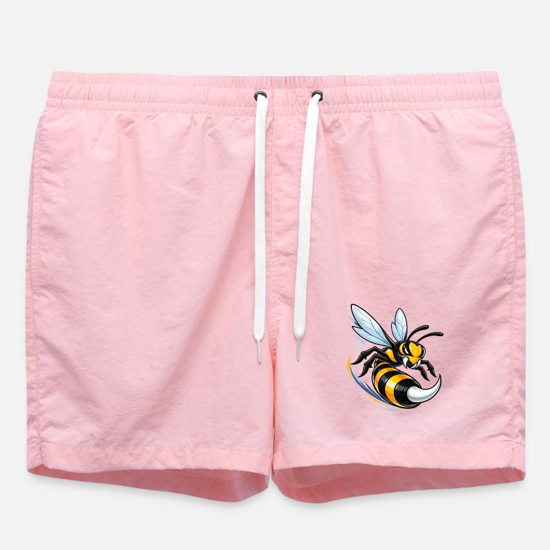 Guêpe dynamique en vol - Short de bain - rose