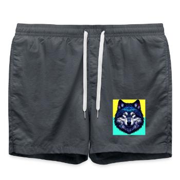 Wolf - Swim Trunks -  - Front