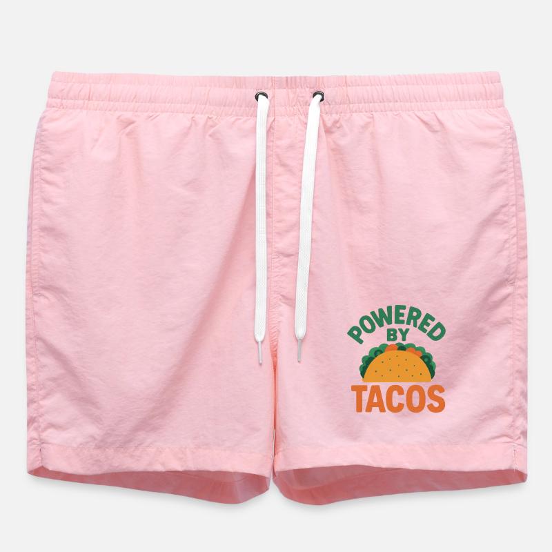 Propulsé par Tacos - Short de bain - rose