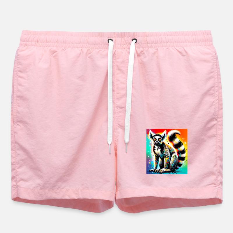 Lemur - Badeshorts - Pink