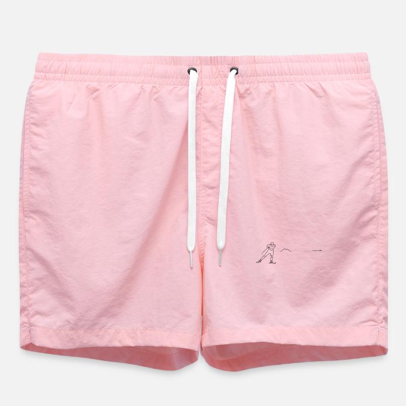 XC Ski 01 - Ligne - noir - Short de bain - rose