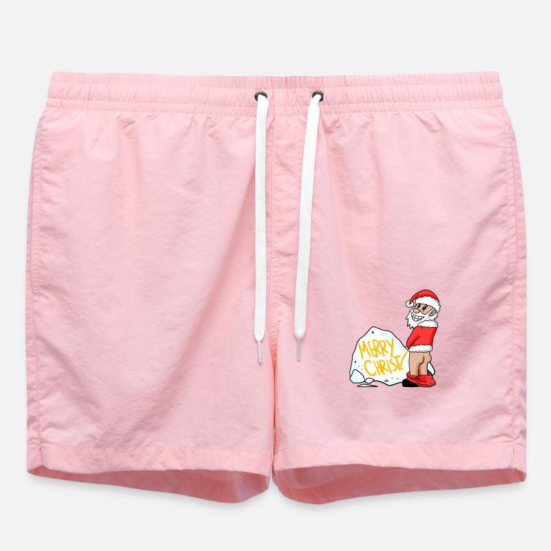 Père Noël Drôle - Short de bain - rose