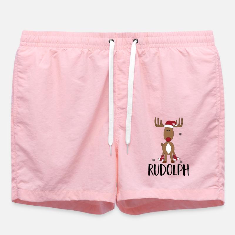 Weihnachten - Badeshorts - Pink