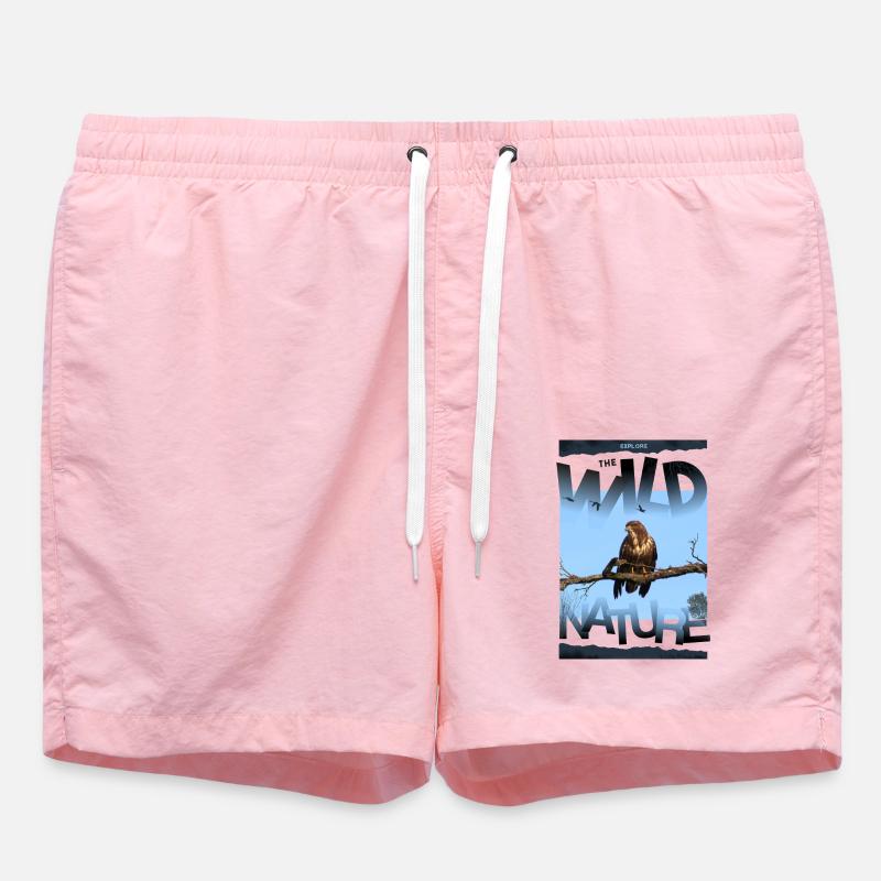 nature sauvage nature nature sauvage - Short de bain - rose
