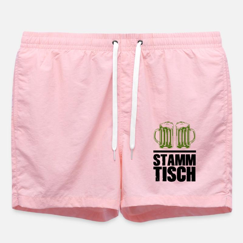 Beer Regulars' Table - Swim Trunks - pink