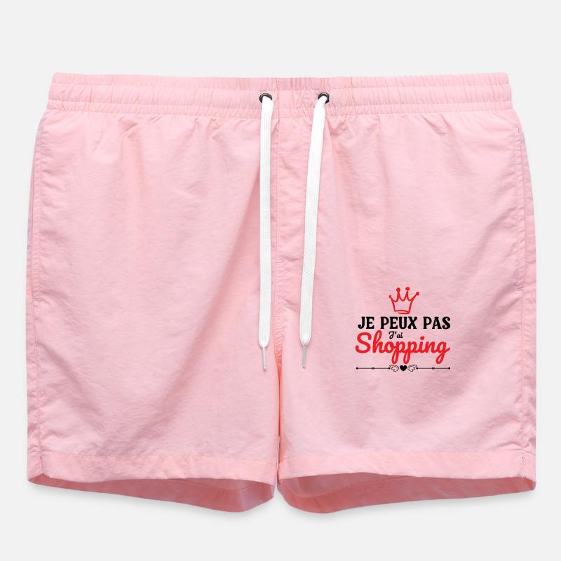 Je peux pas j'ai shopping - Short de bain - rose
