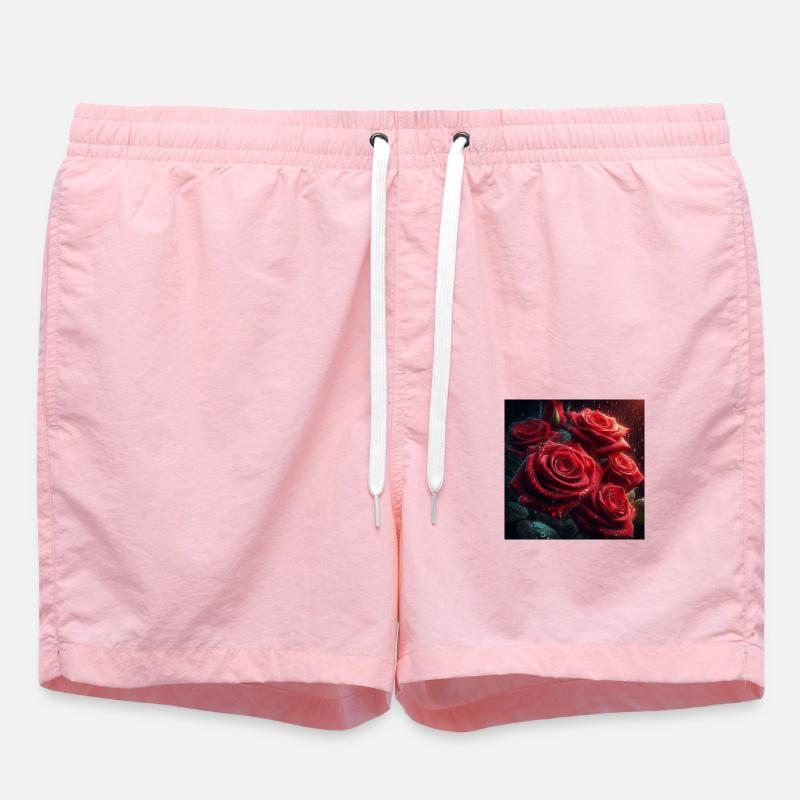 Raining rose - Swim Trunks - pink