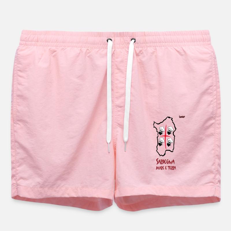 Sardaigne - Mare e Terra - Short de bain - rose