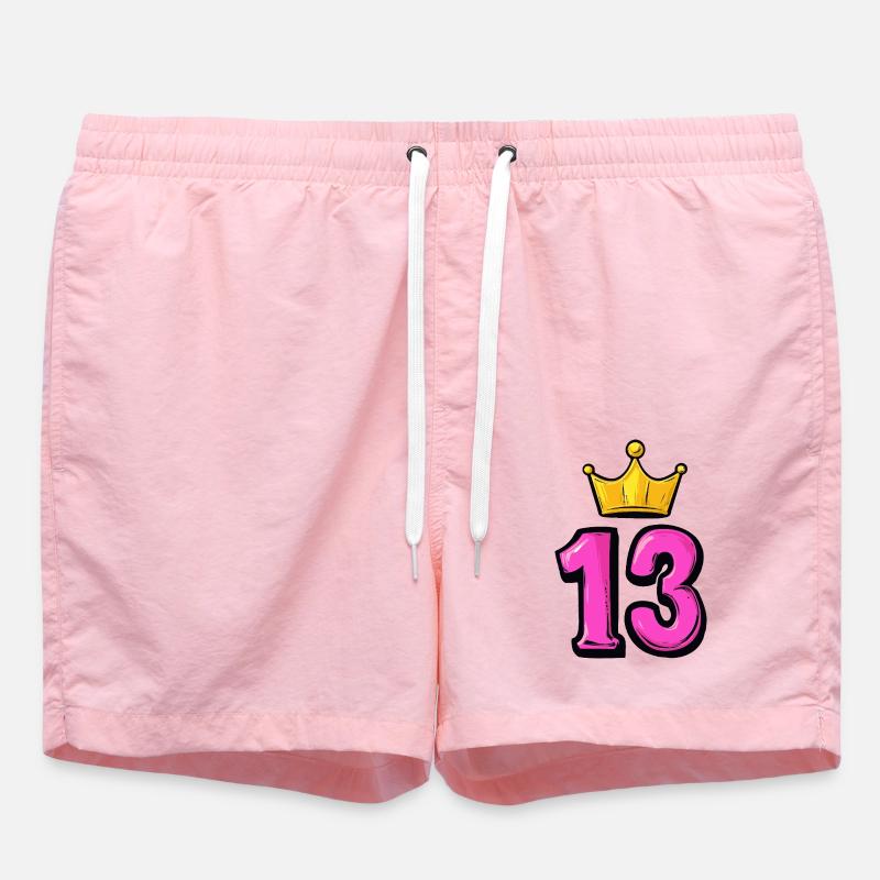 Couronne à 13 chiffres - Short de bain - rose