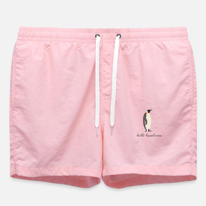 hello handsome - Badeshorts - Pink