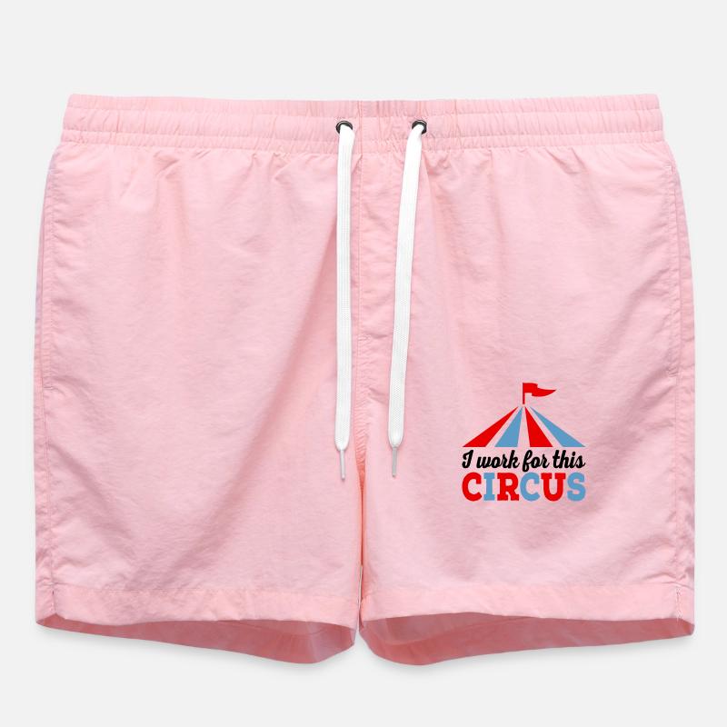 circus - Swim Trunks - pink