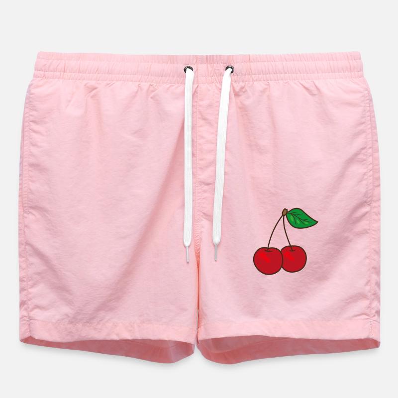 cherry - Swim Trunks - pink