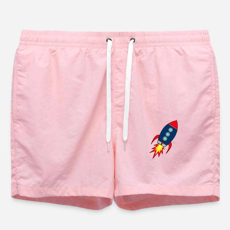 Lancement de fusée Rocket * - Short de bain - rose