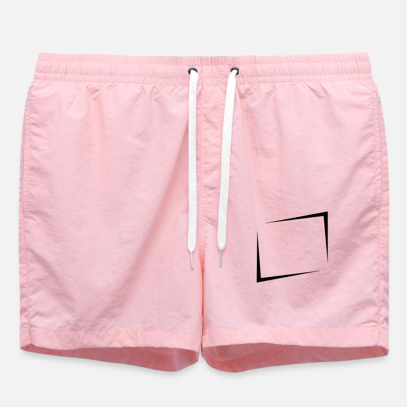 Cool shield rectangle - Swim Trunks - pink