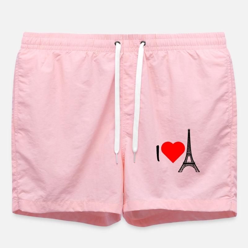 j'adore la Tour Eiffel - Short de bain - rose
