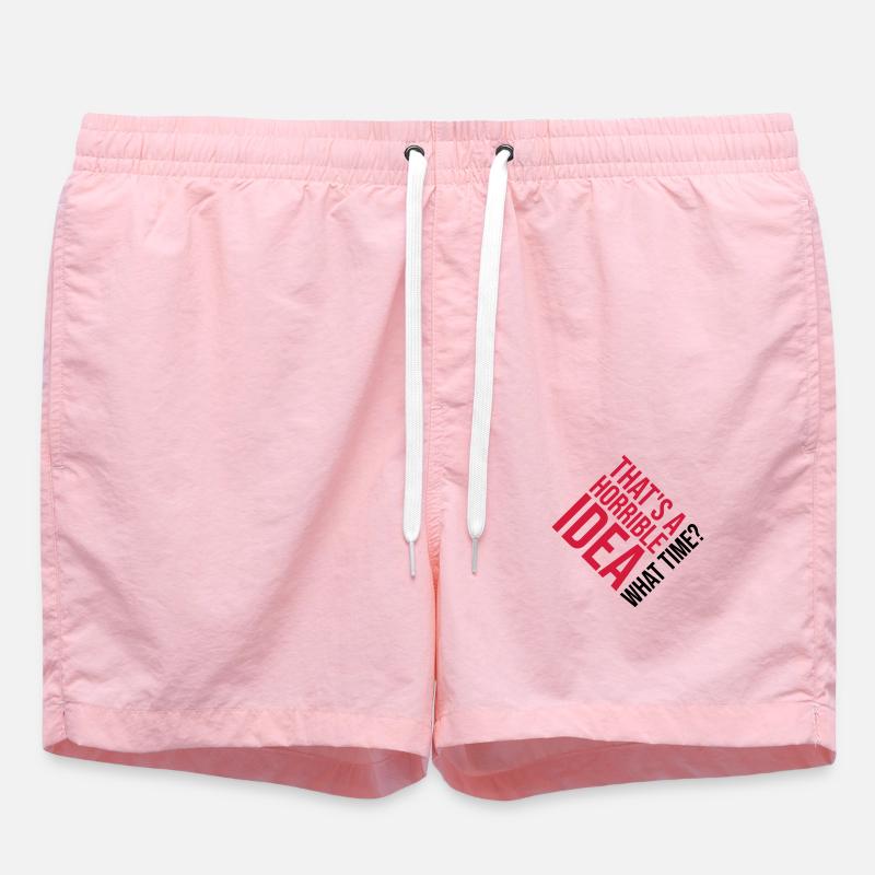 Thats a horrible Idea - Badeshorts - Pink