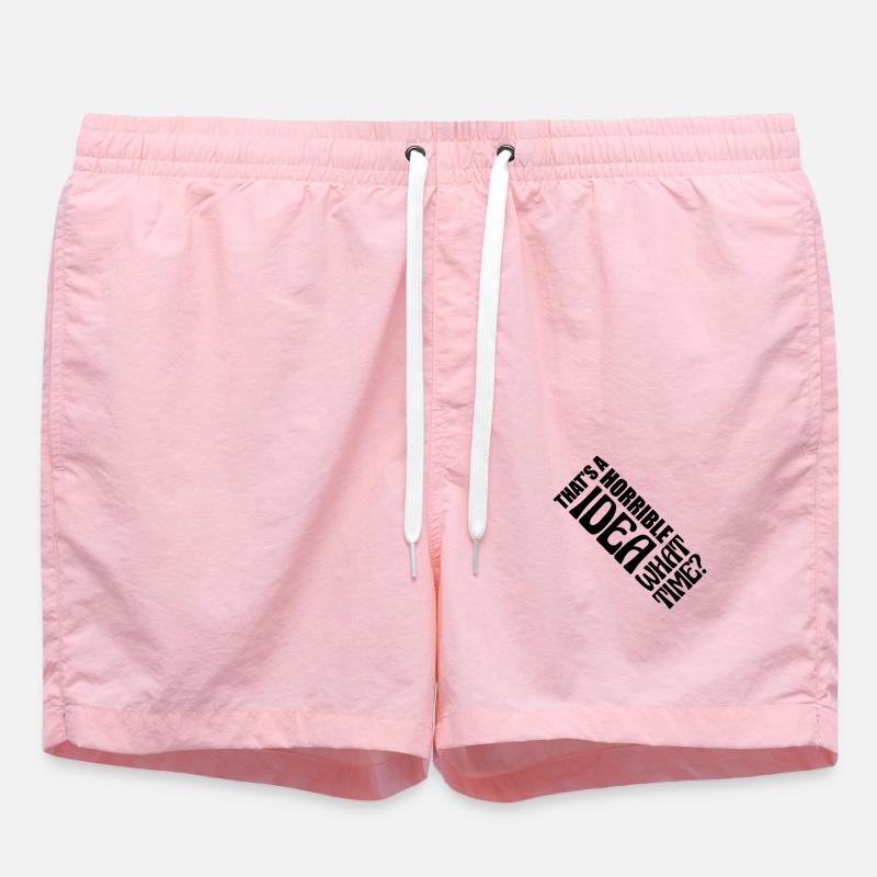 Thats a horrible Idea - Swim Trunks - pink