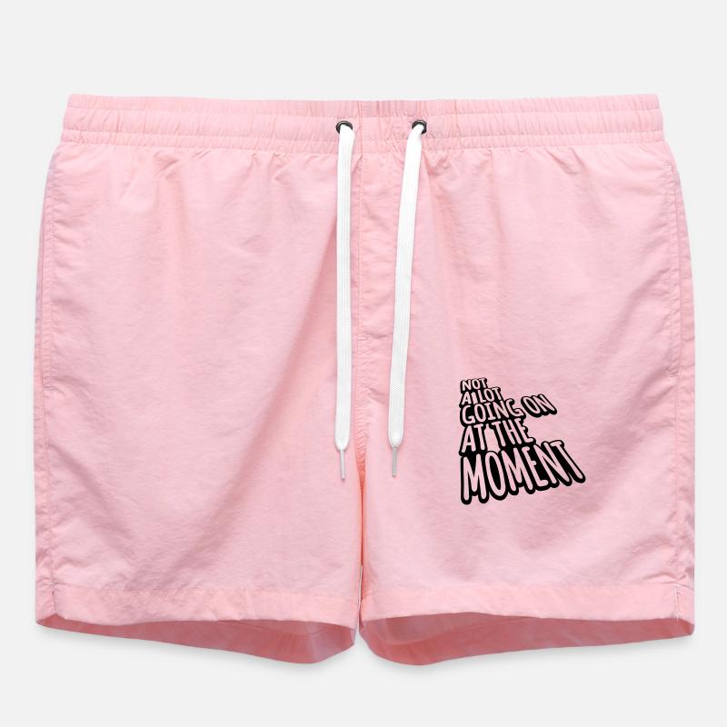 Not much going on - Swim Trunks - pink