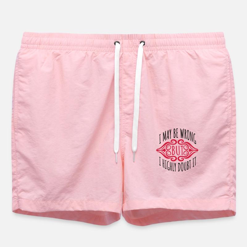 Je peux me tromper - Short de bain - rose