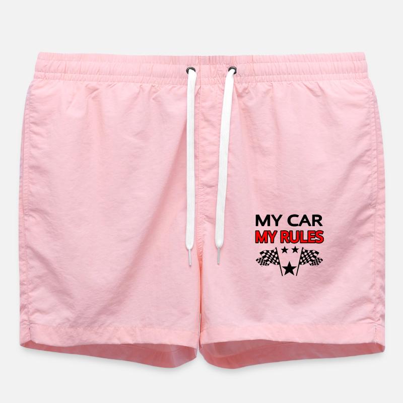 Auto - Badeshorts - Pink