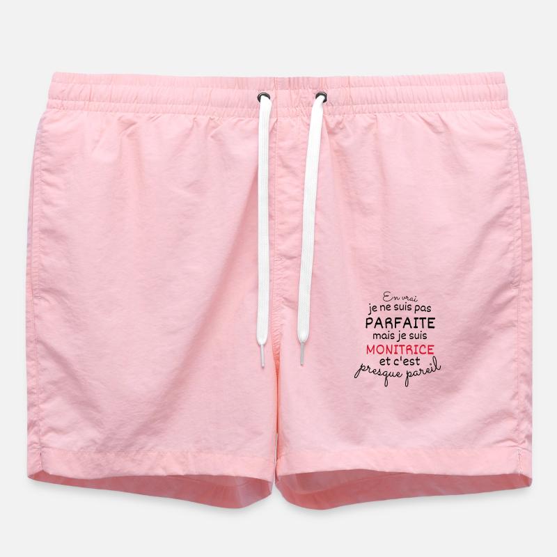 En Vrai Pas Perfaite Mais Monitrice - Short de bain - rose