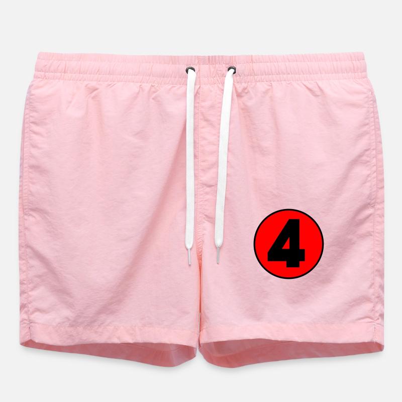 Birthday Birthday 4 - Swim Trunks - pink