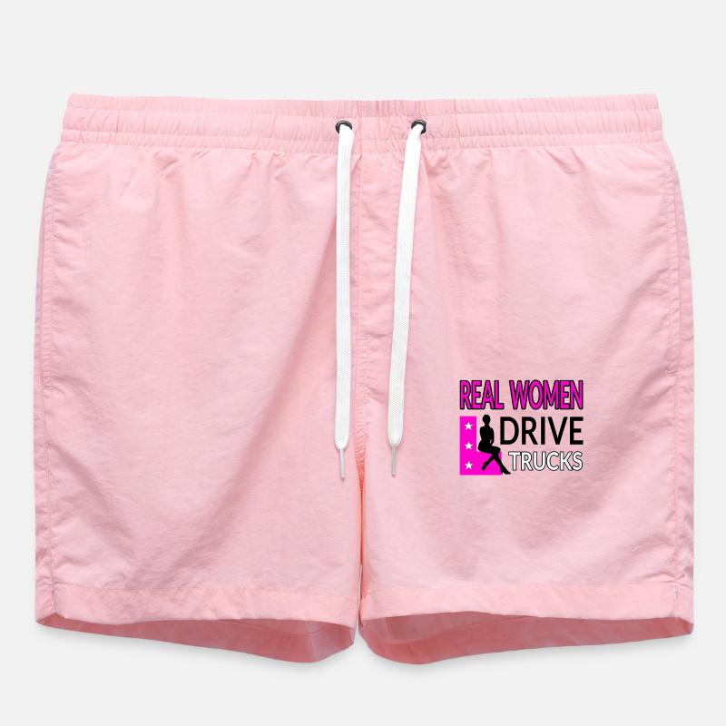 Camion - Short de bain - rose