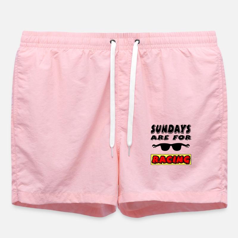 Voiture - Short de bain - rose