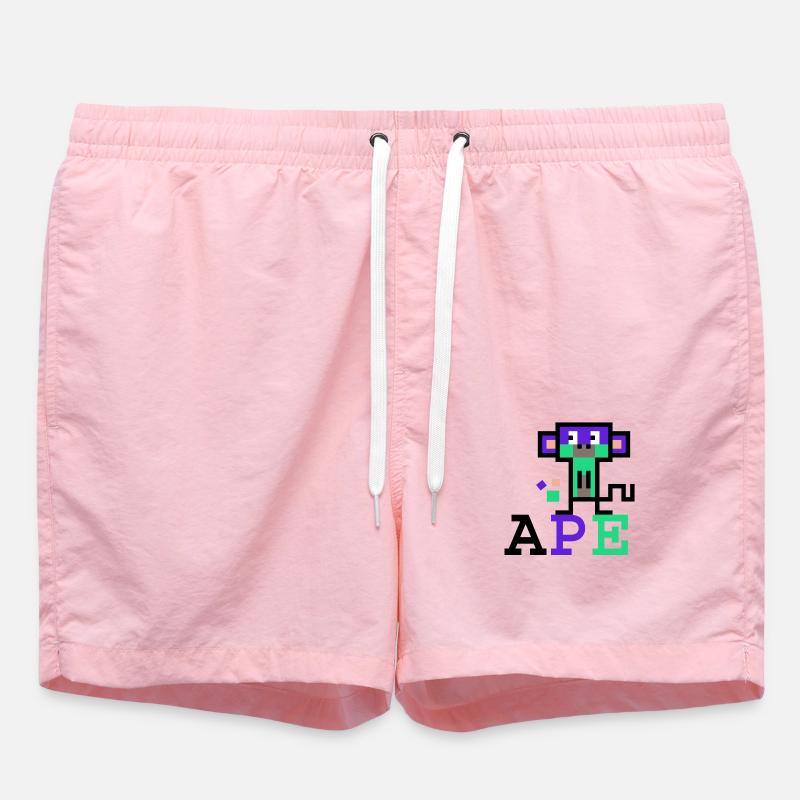 Krypto-Affe 2 - Badeshorts - Pink