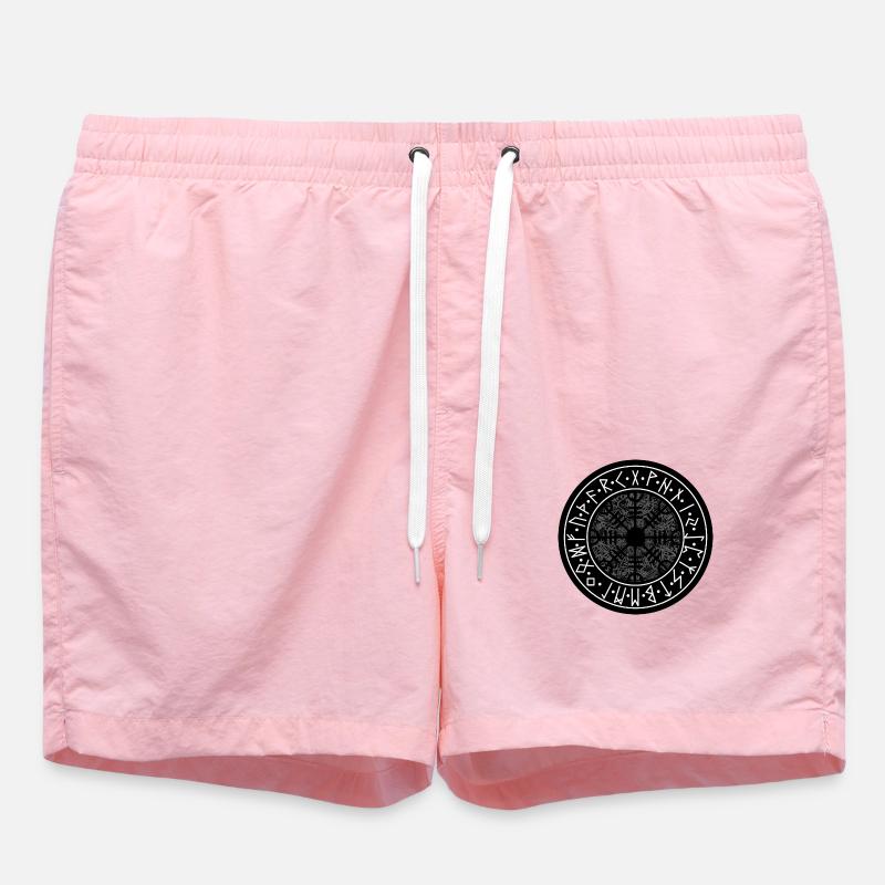 Futhark ancestral / Runes - Short de bain - rose