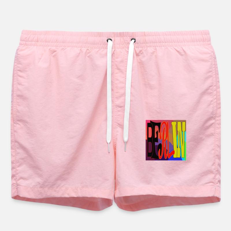 Multicultural Berlin - Swim Trunks - pink