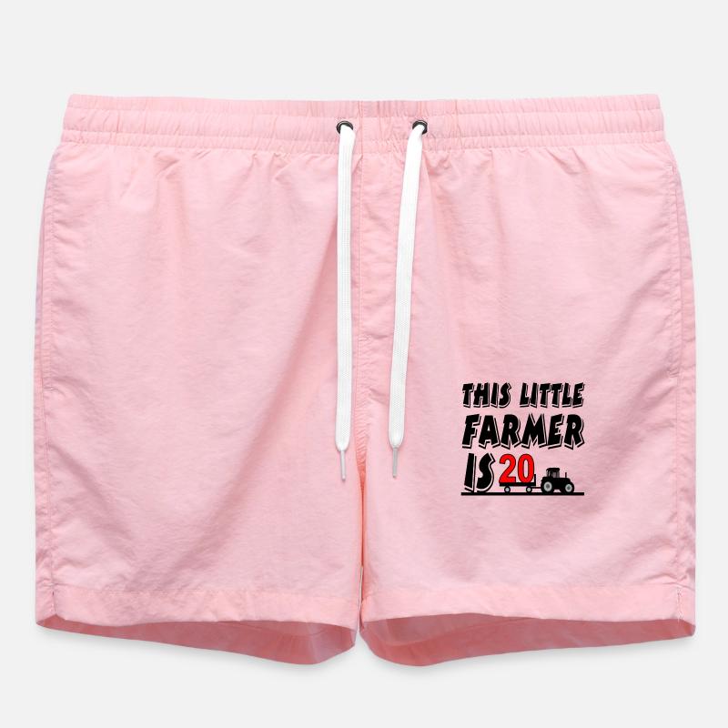 Farmer - Swim Trunks - pink