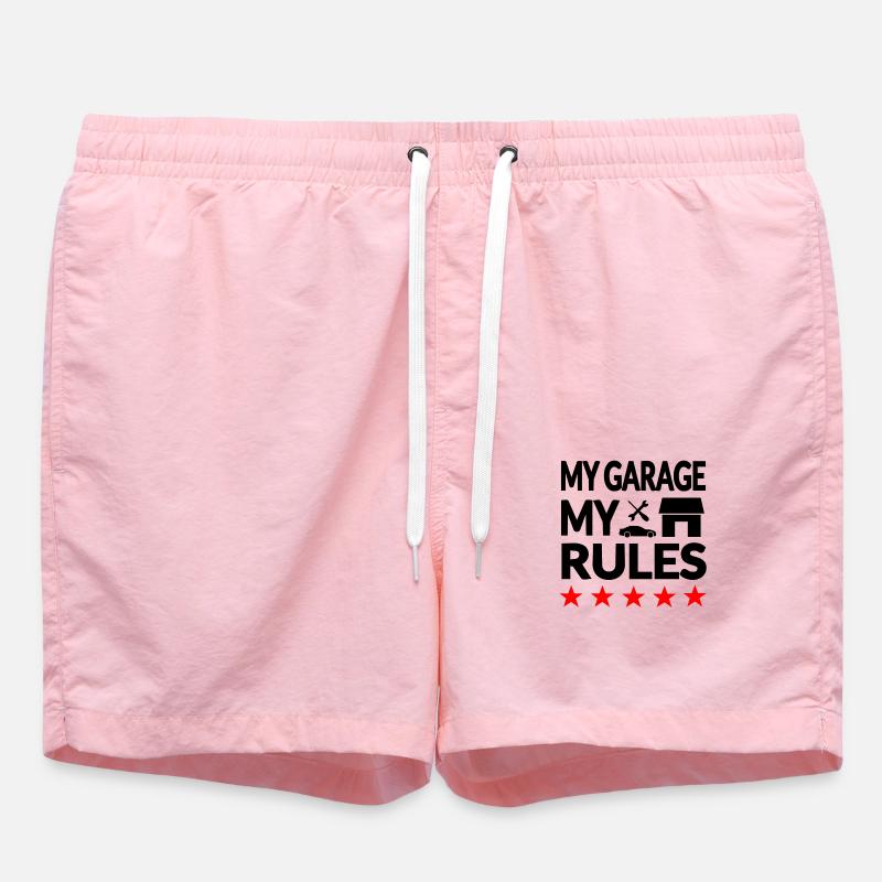 Garage - Short de bain - rose